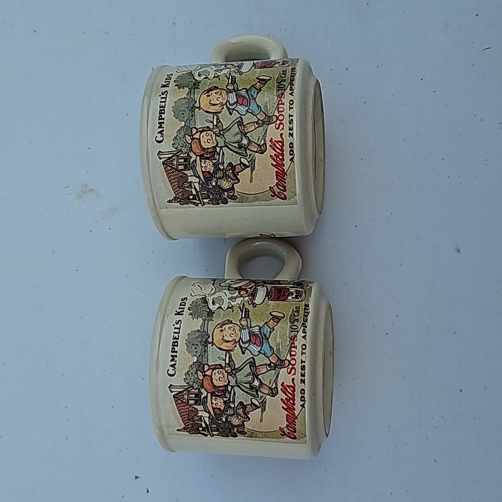 Set 2 campbells soups coffee mugs